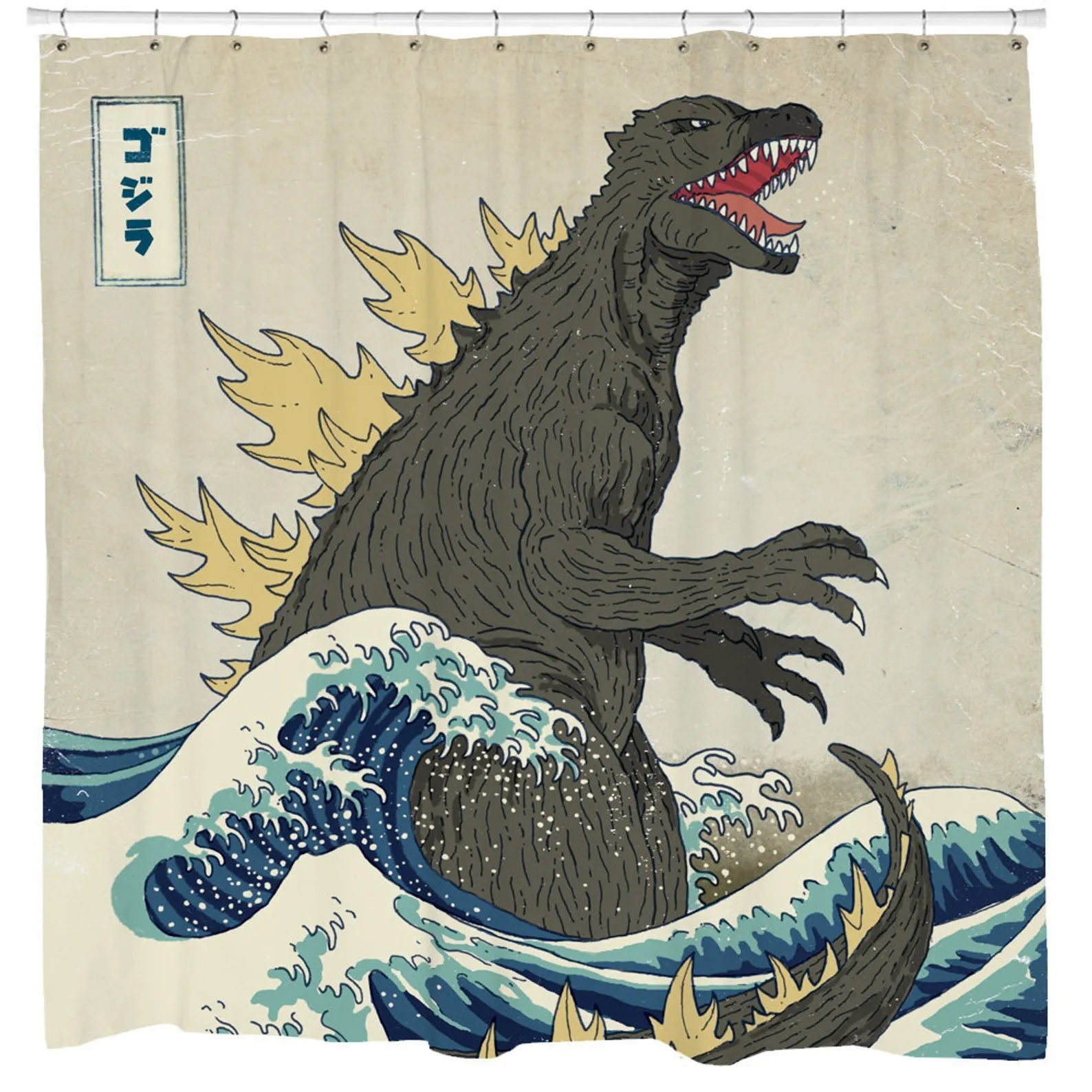 Gojira Shower Curtain