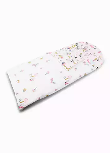 Happy Linen Co. Enchanted Forest Reversible Sleeping Bag | Kaleidoscope