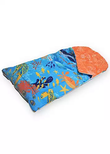 Happy Linen Co. Ocean Friends Reversible Sleeping Bag | Kaleidoscope