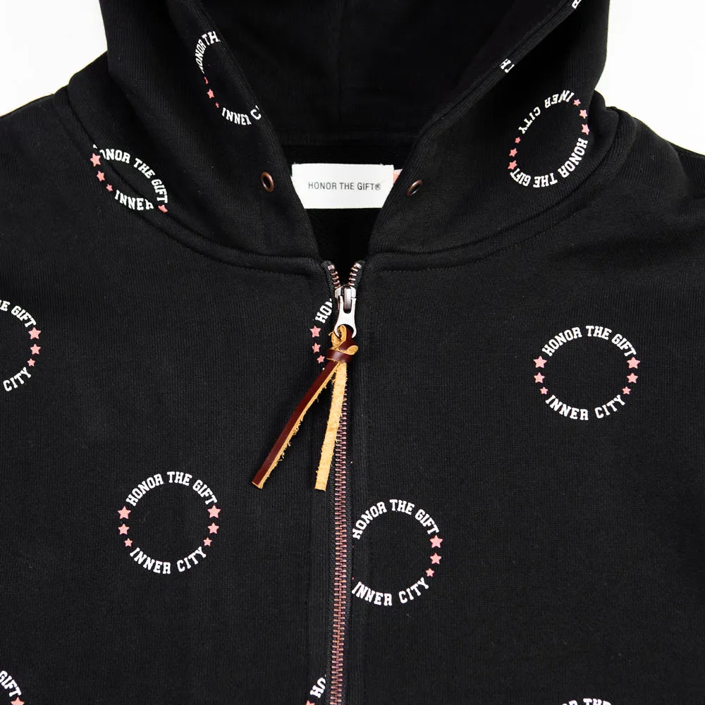 HTG Zip-Up Hoodie (Black)