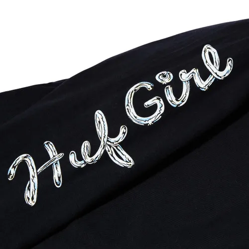 Huf X Girl Skateboards Longsleeve Shirt Chrome Black