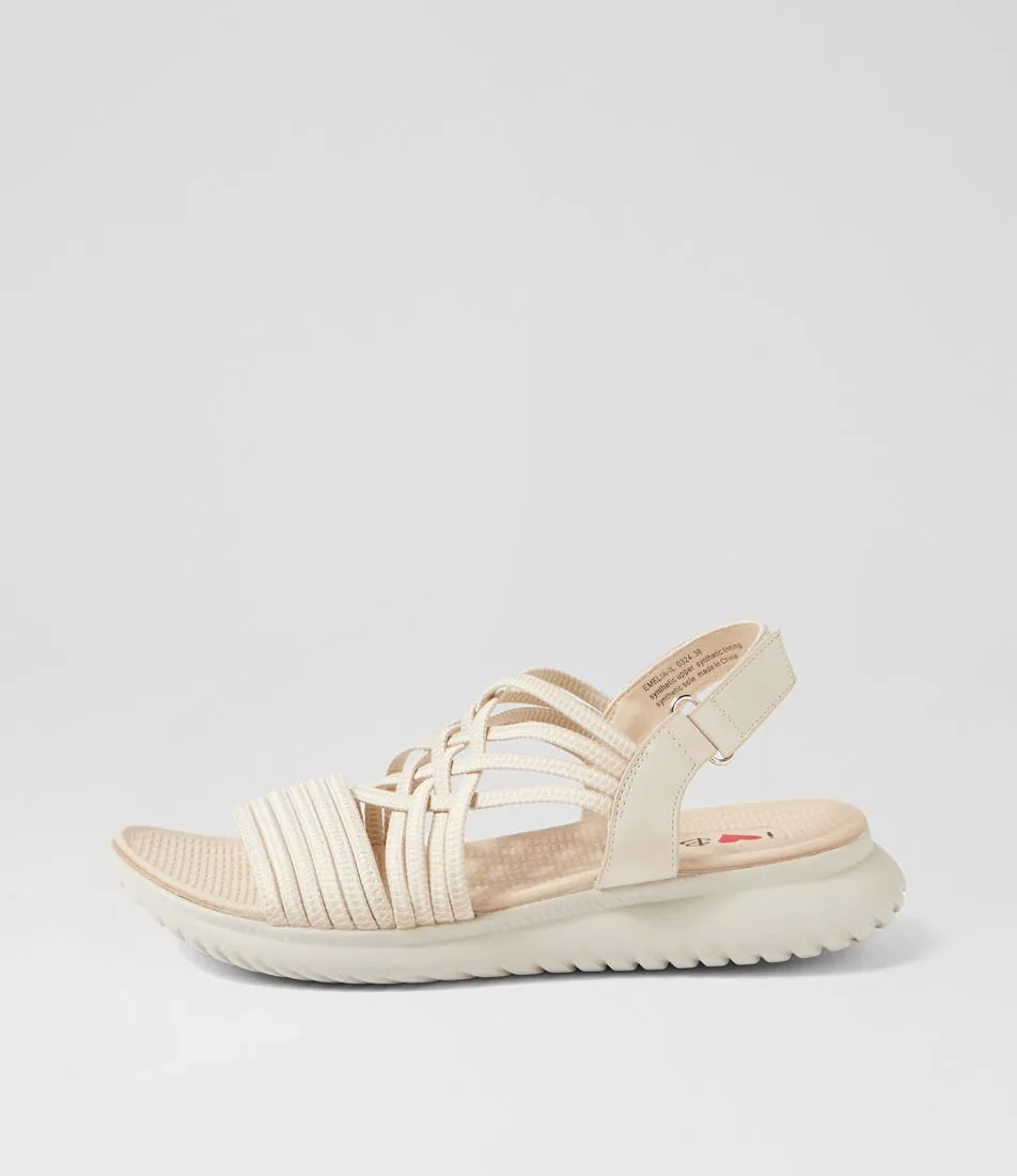 I LOVE BILLY Emelia Natural Elastic Sandals