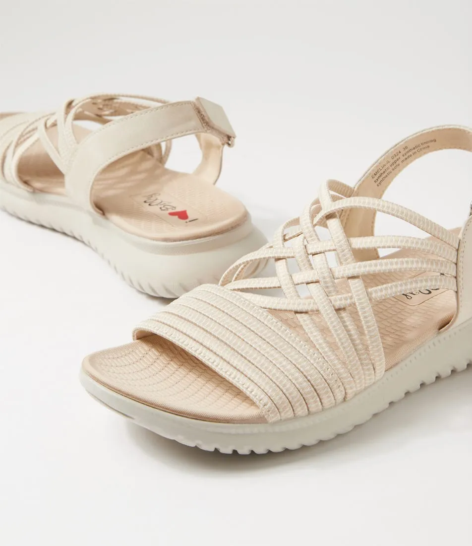 I LOVE BILLY Emelia Natural Elastic Sandals