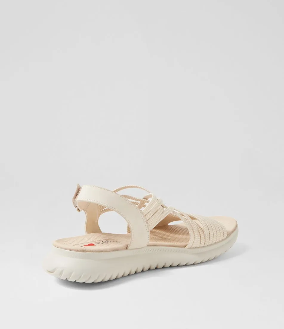 I LOVE BILLY Emelia Natural Elastic Sandals