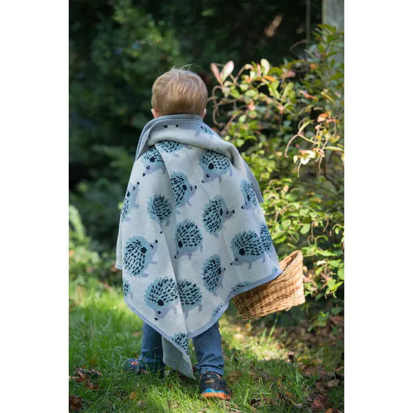 in2green Hedgehog Baby Blanket, Pond