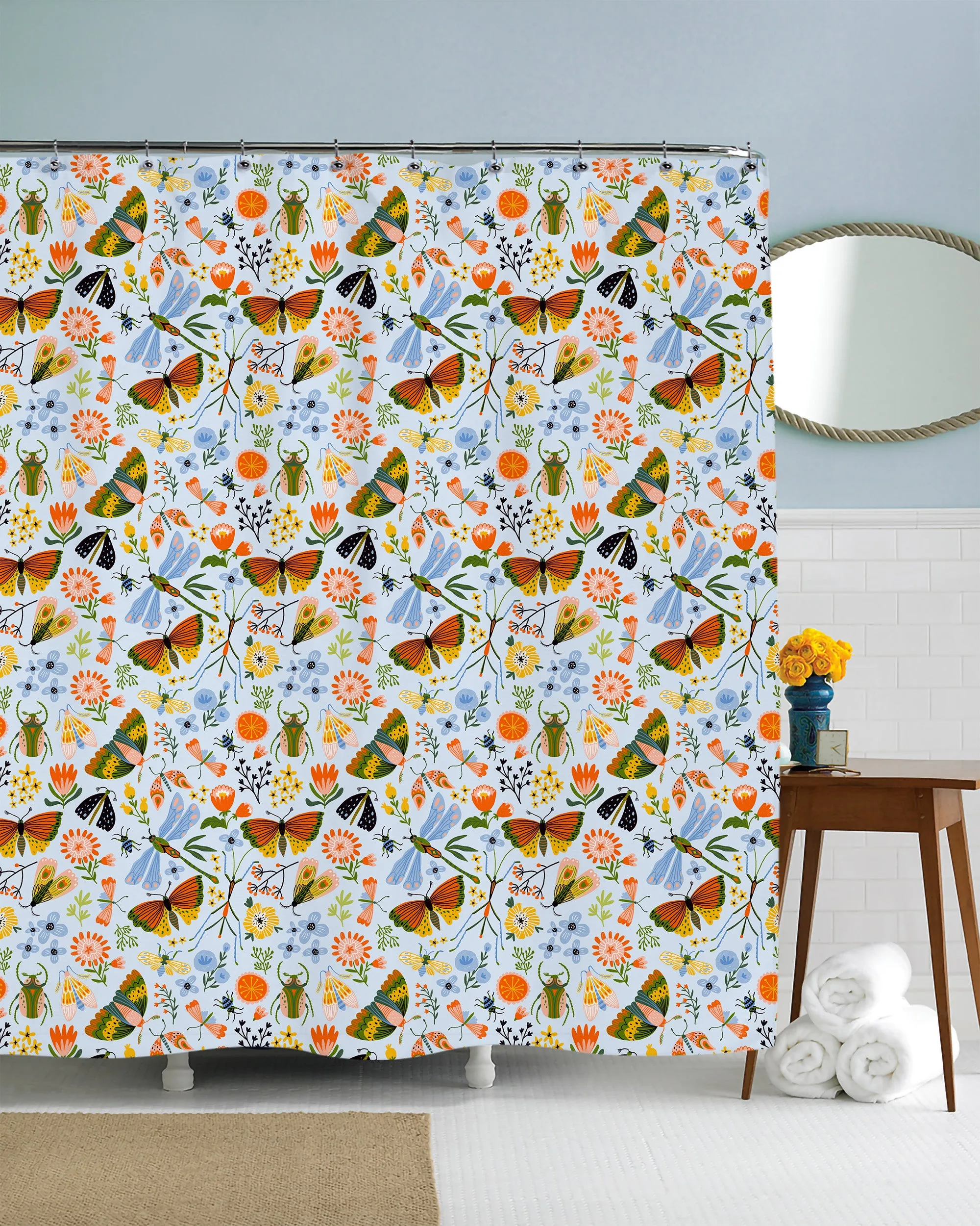 Insects Shower Curtain