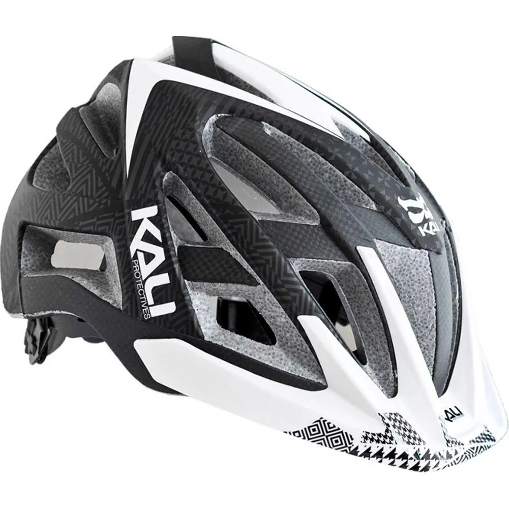 Kali Avita MTB Helmet - Carb Pattern - Black-White