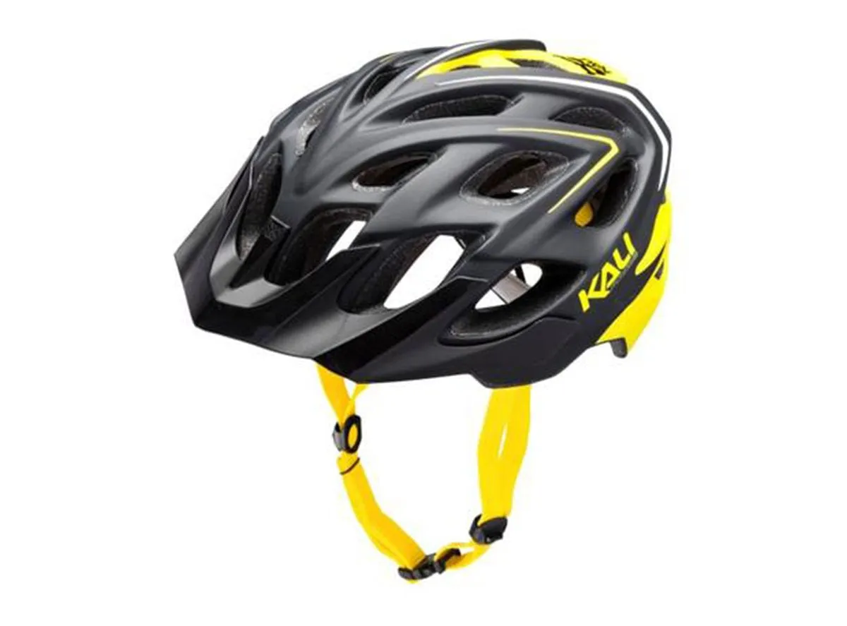 Kali Chakra Plus Sonic MTB Helmet - Matt Black-Yellow