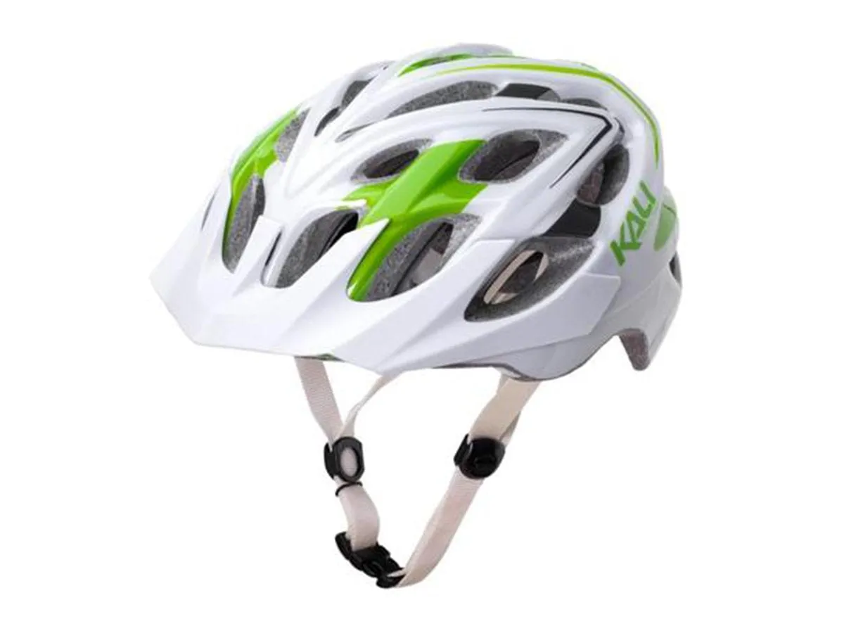 Kali Chakra Plus Sonic MTB Helmet - White-Green