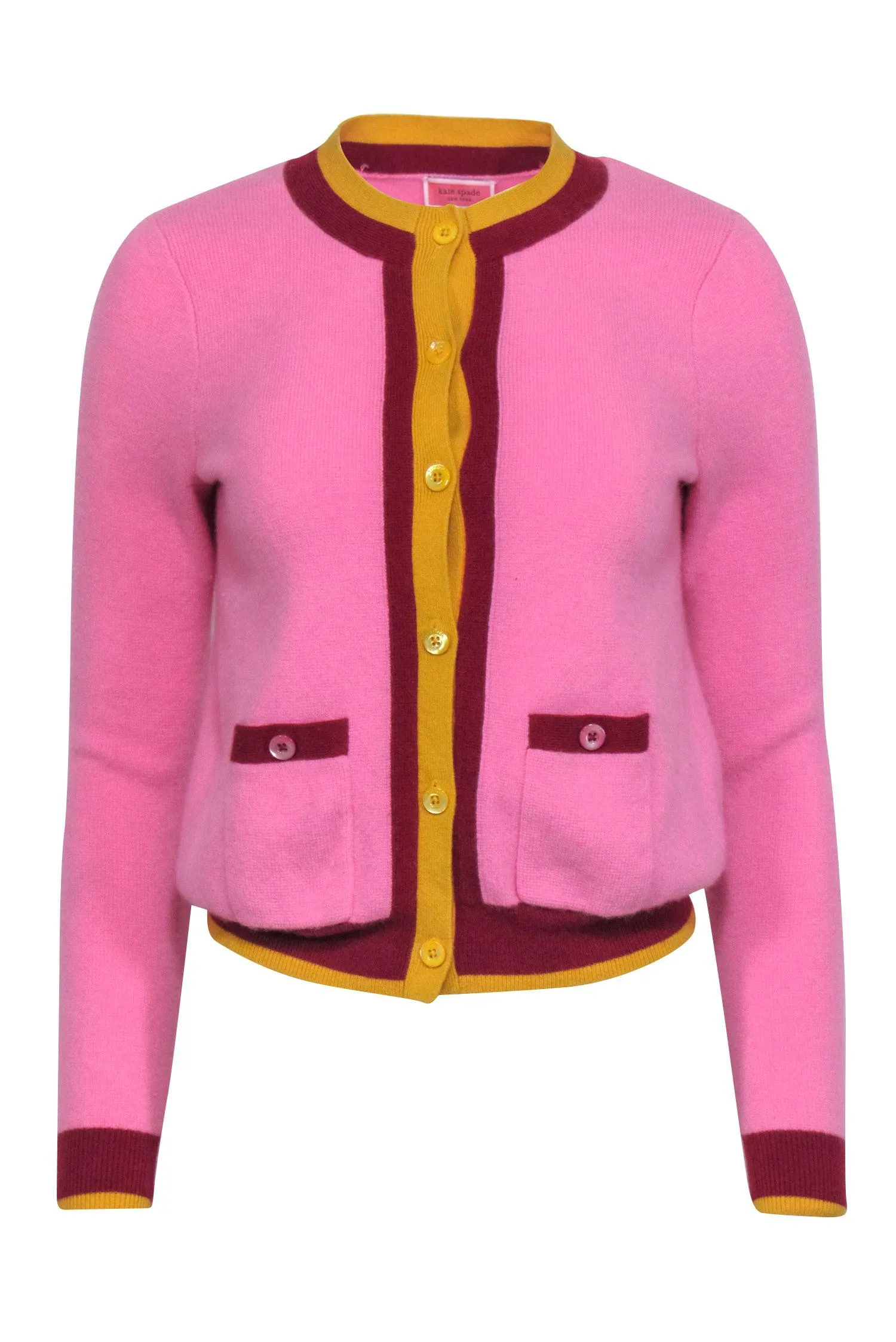 Kate Spade - Pink, Yellow, & Red Cardigan Sz XS