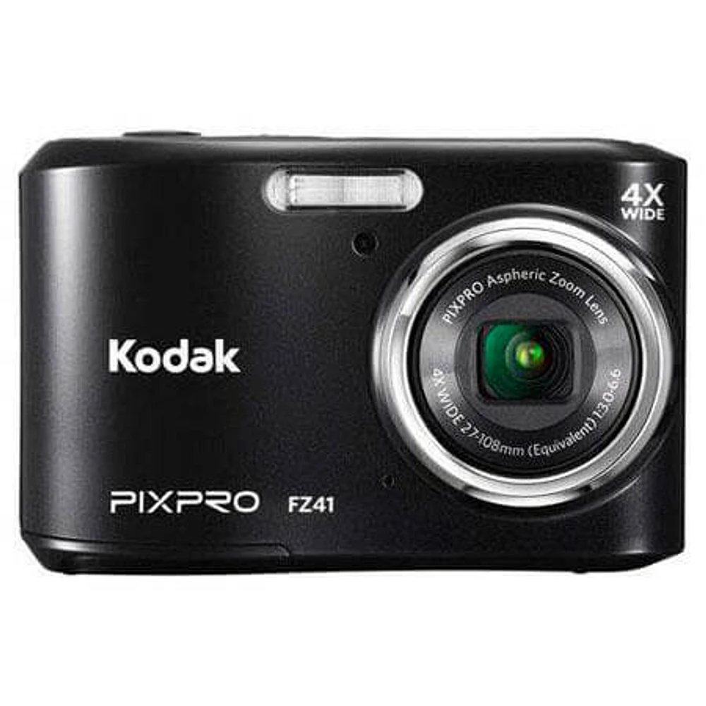 Kodak FZ41-BK PixPro FZ41 16MP 4x Zoom Black Digital Camera - OPEN BOX FZ41BK | Electronic Express