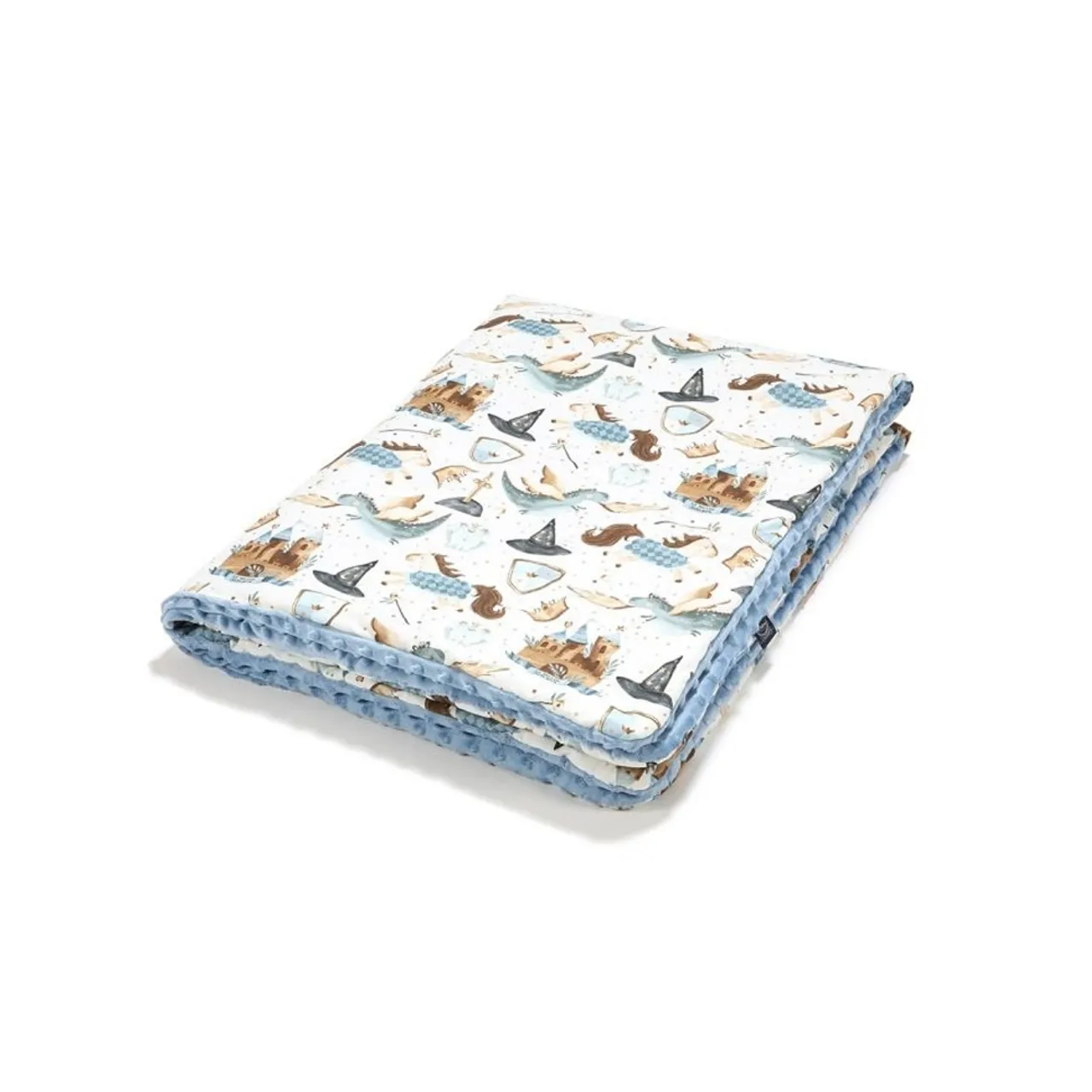 La Millou Toddler Blanket  PRINCE -WIND BLUE