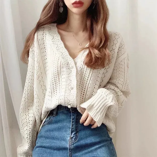 Large size women's early autumn loose 2023 early autumn tops early autumn slimming early autumn temperament slimming V-neck knit