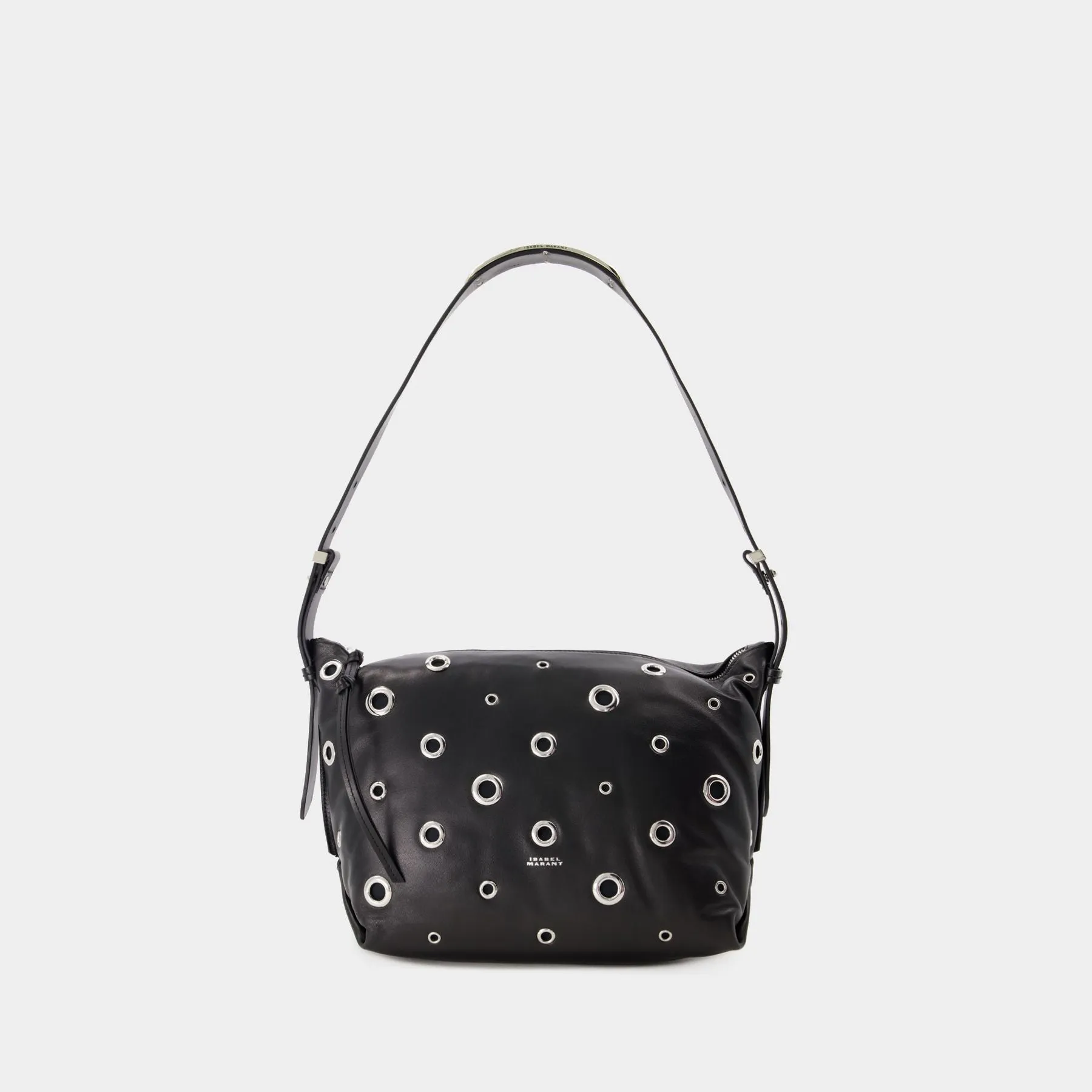 Leyden Gd Shoulder Bag - Isabel Marant - Leather - Black