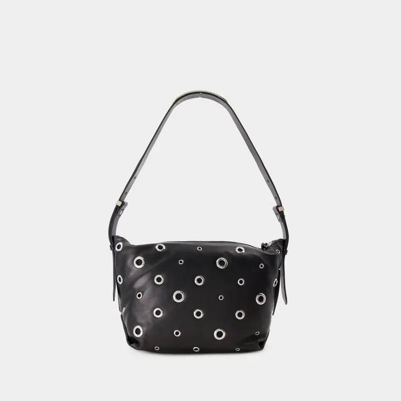 Leyden Gd Shoulder Bag - Isabel Marant - Leather - Black