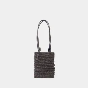 Lollo La Grande Shoulder Bag - Benedetta Bruzziches - HEMATITE