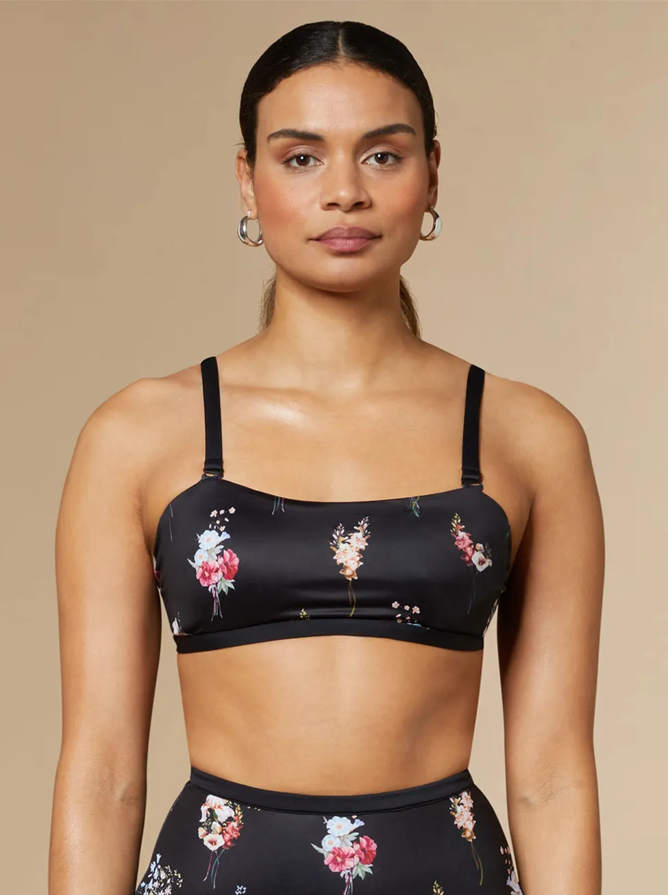 Lucy Bandeau Bikini Top Black