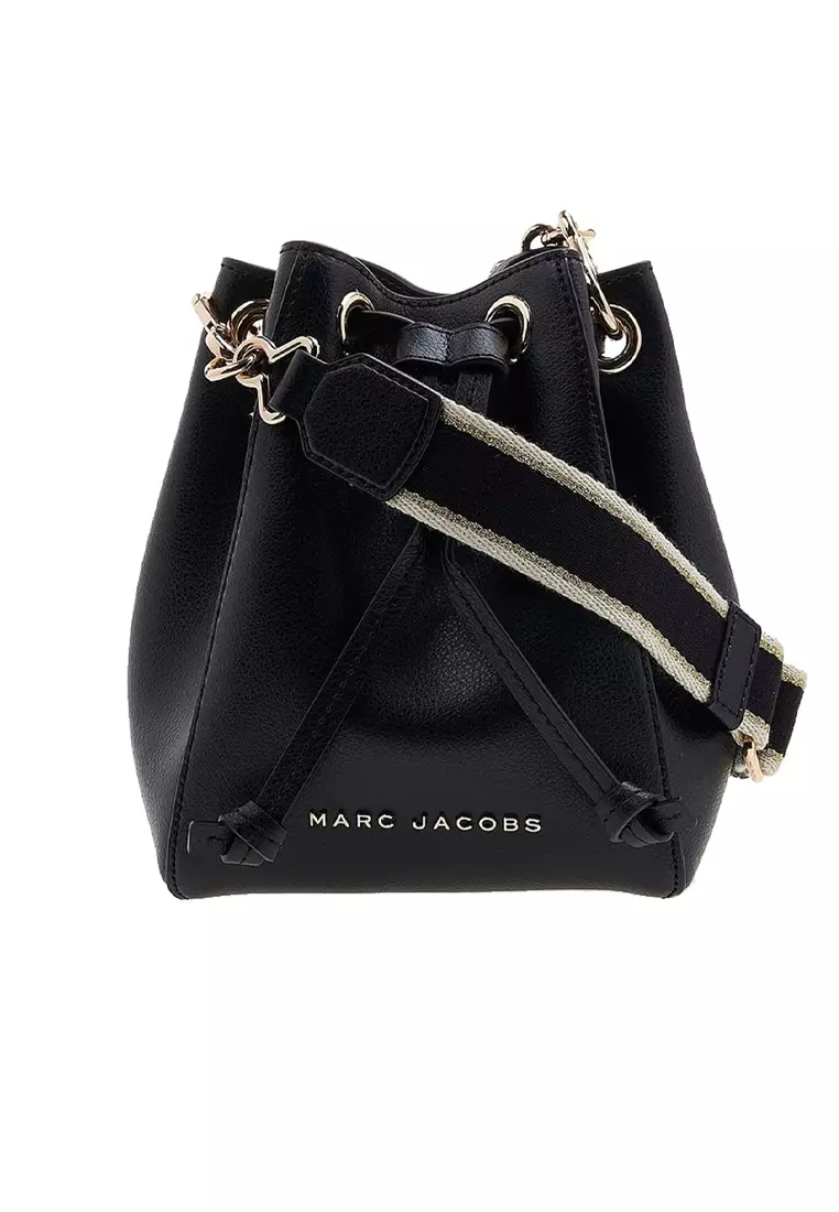 Marc Jacobs MARC JACOBS The Bucket Drawstring Bucket Crossbody Bag Black H602L01FA21