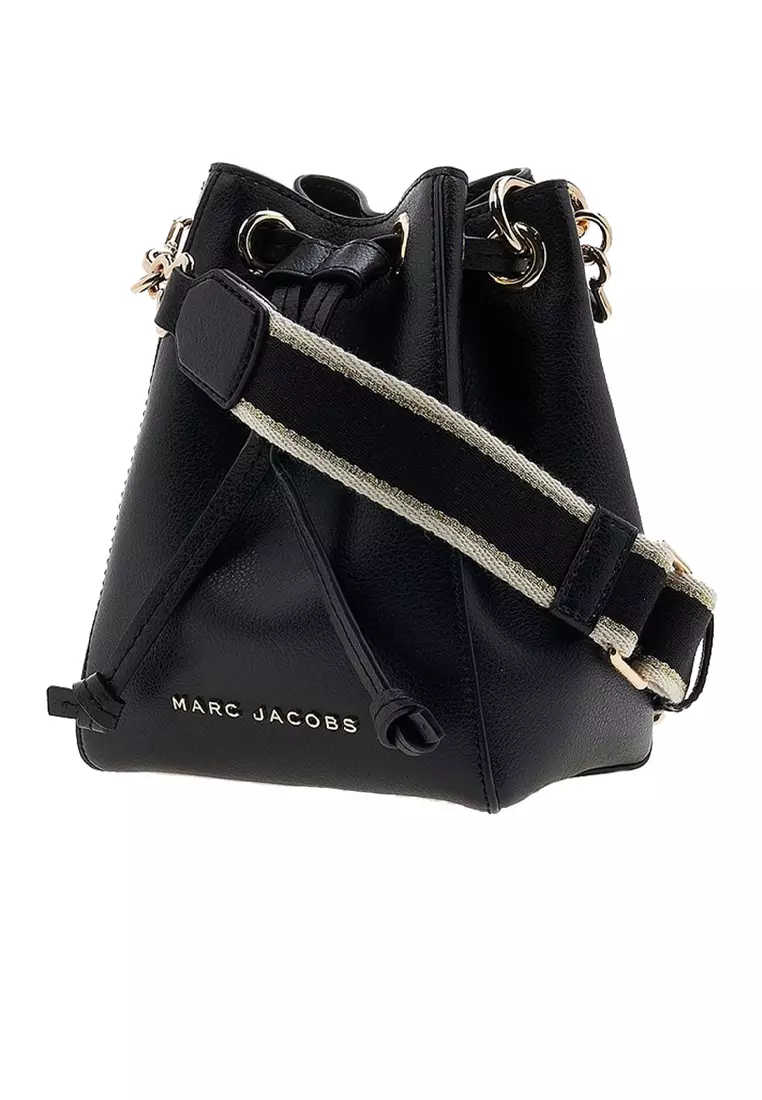 Marc Jacobs MARC JACOBS The Bucket Drawstring Bucket Crossbody Bag Black H602L01FA21