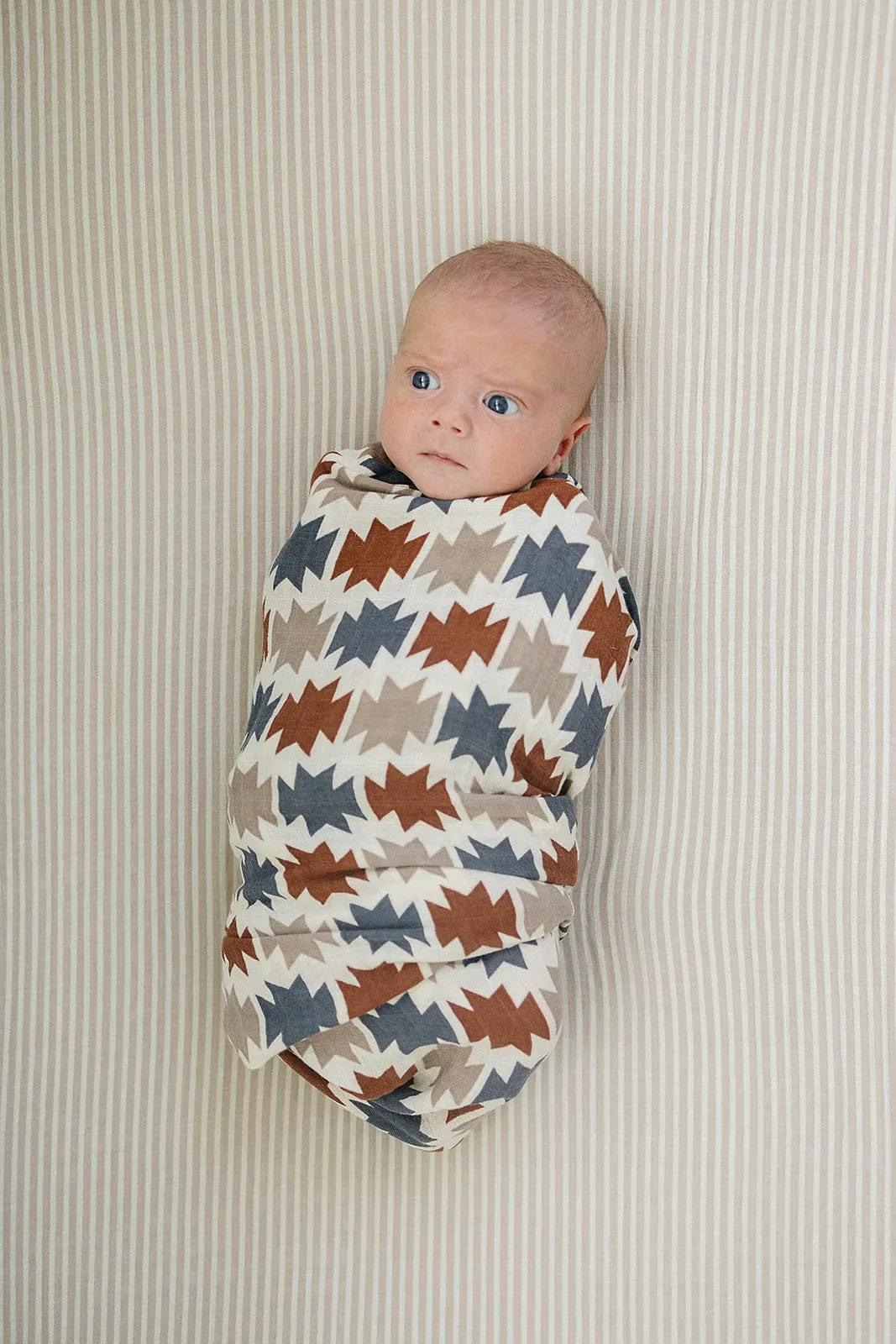 Mebie Baby Western Aztec Muslin Swaddle Blanket *