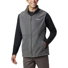 Men's Columbia Basin Trail Fleece Vest Charcoal