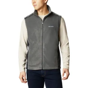 Men's Columbia Steens Mountain Fleece Vest Grill Black