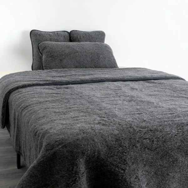 Merino Wool Quilt - Grey Shade