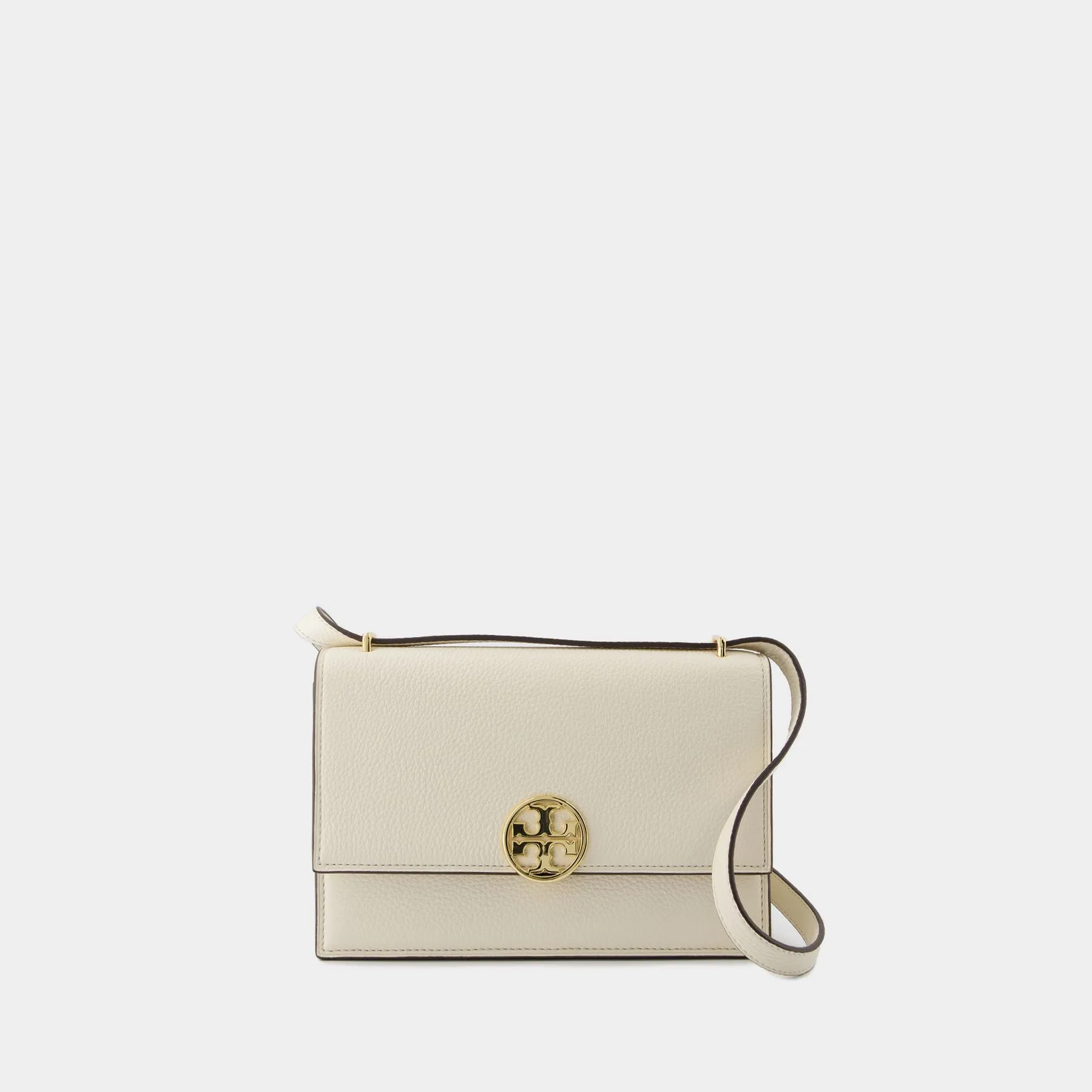 Miller Shoulder Bag - Tory Burch - Leather - Light Cream