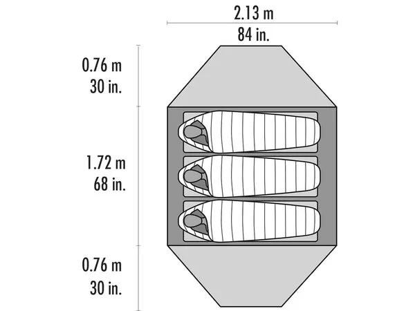 MSR Elixir 3 Person Tent