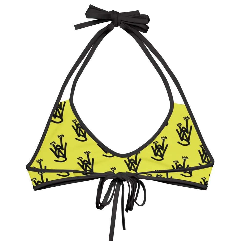 NEON GREEN Reversible Bikini Top