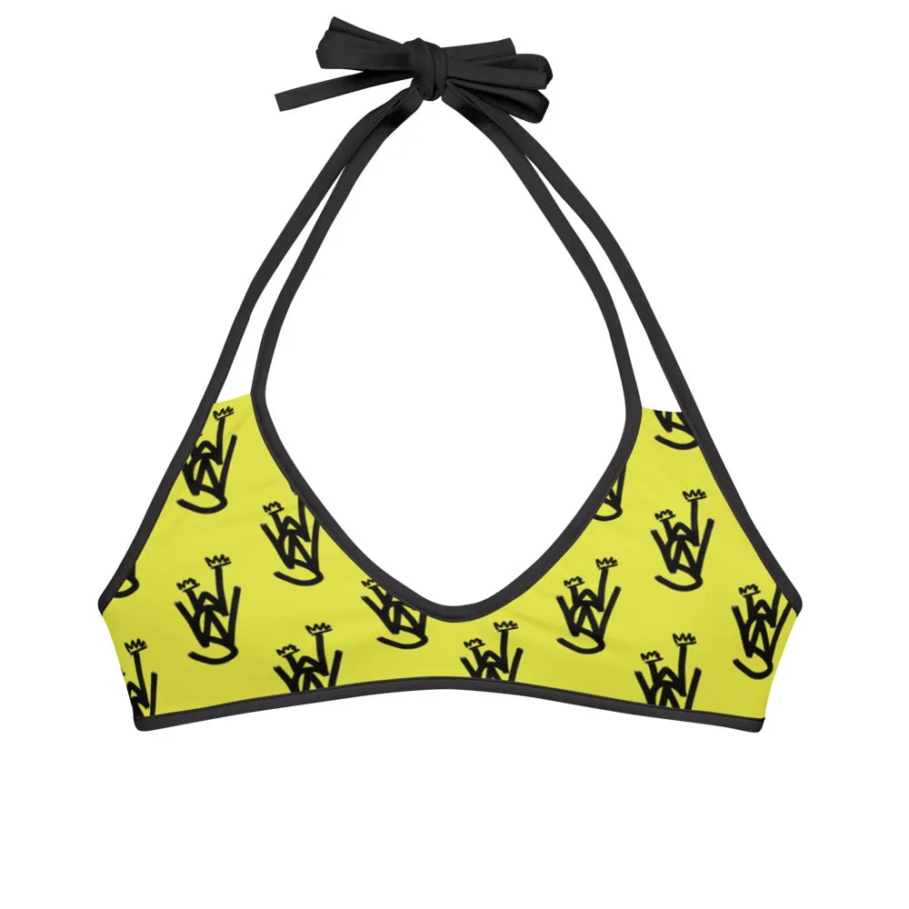 NEON GREEN Reversible Bikini Top