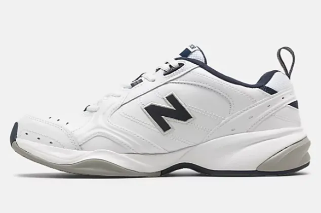 New Balance Mens 624 White/ Navy