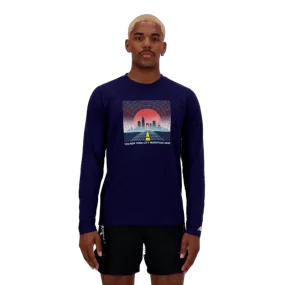 New Balance Men's NYC Marathon Graphic Long Sleeve T-Shirt