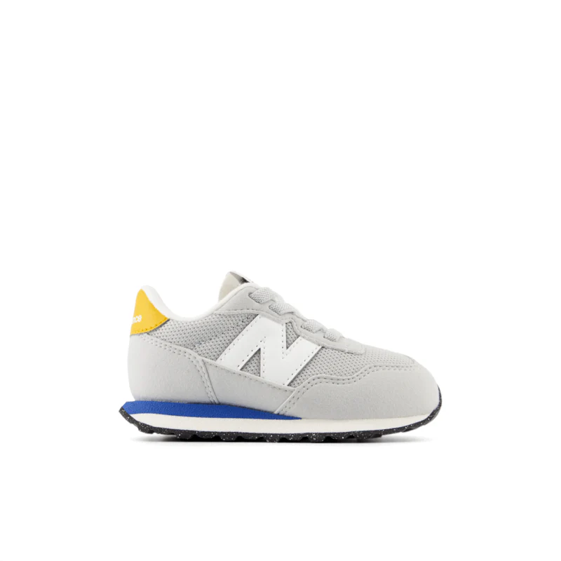 New Balance Toddler 237 Brighton Grey with Blue Agate