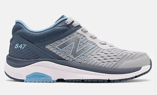 New Balance Womens WW847LG4- Aluminum/Indigo