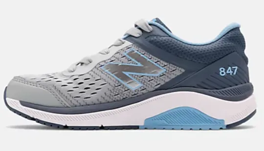 New Balance Womens WW847LG4- Aluminum/Indigo