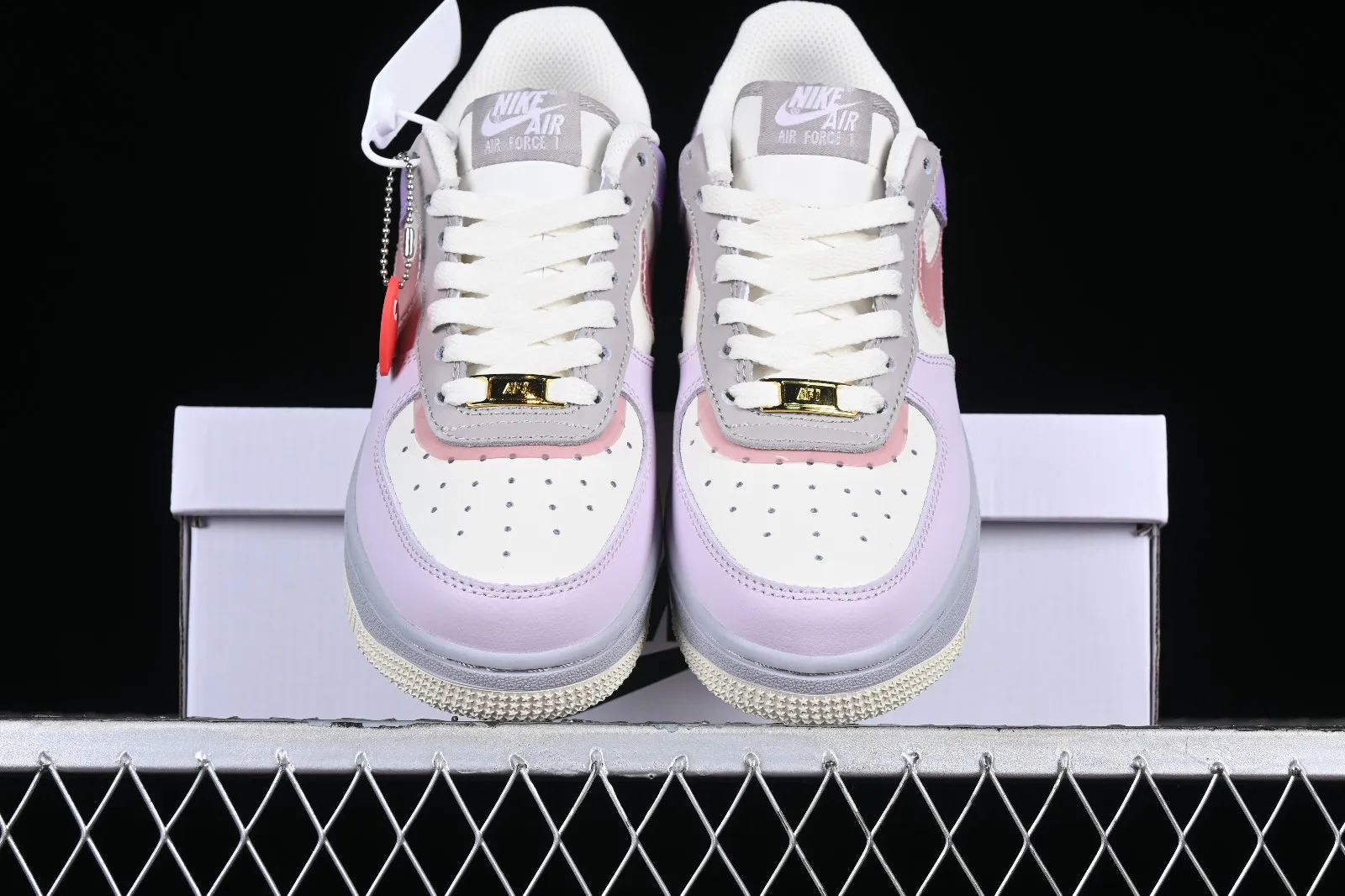 Nike Air Force 1 07 Beige Purple Grey CJ0304-016