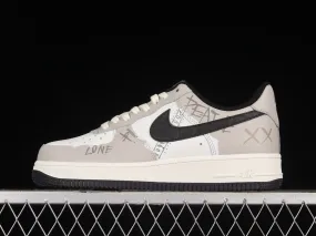 Nike Air Force 1 07 Low Beige Light Grey Black LT5986-921