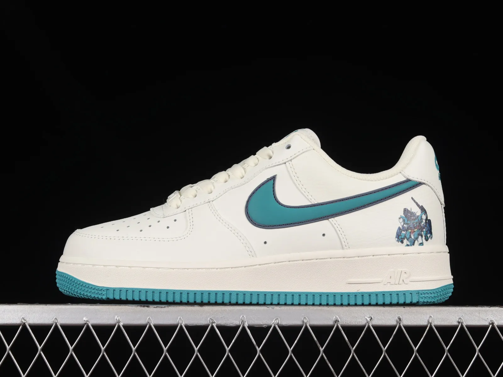 Nike Air Force 1 07 Low Gundam Beige Green KK1256-659