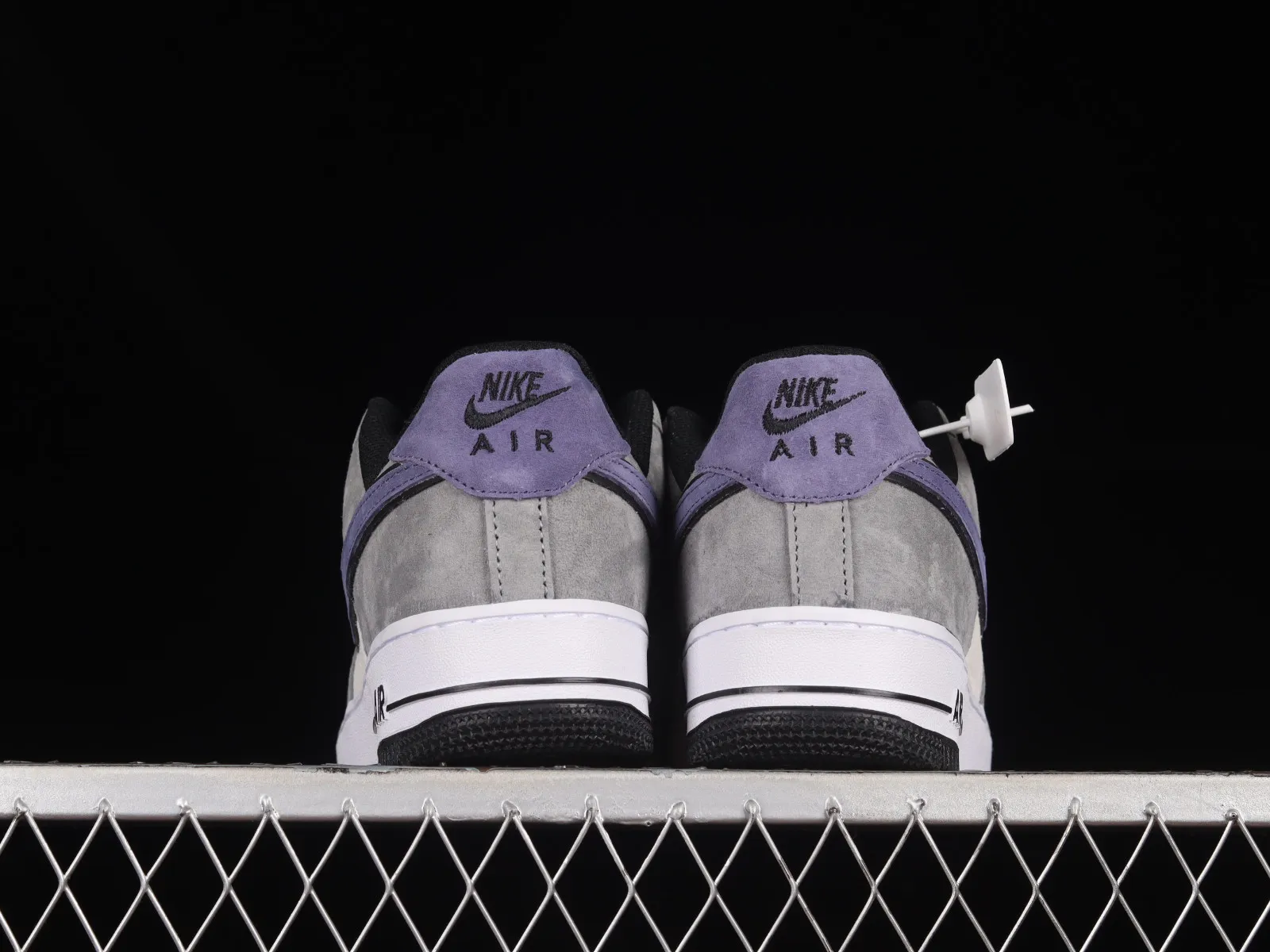 Nike Air Force 1 07 Low Suede Grey Purple White Black HH9636-056