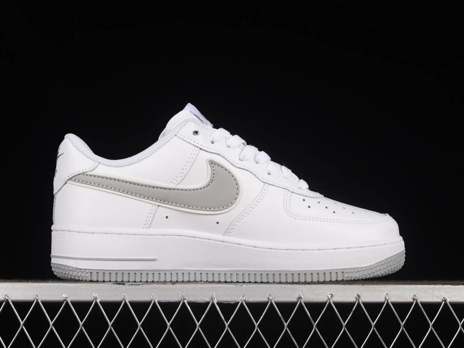 Nike Air Force 1 07 Low Swoosh White Grey CV5696-961