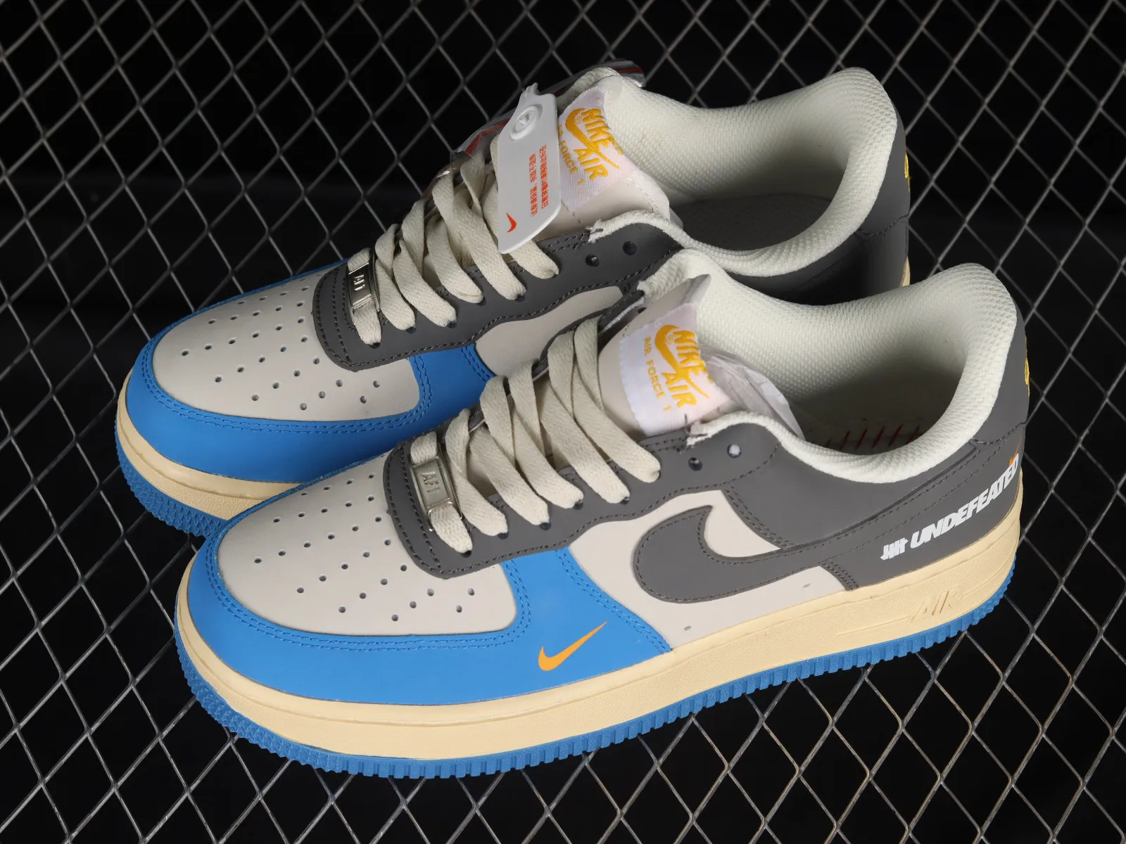 Nike Air Force 1 07 Low UNDEFEATED Dark Grey Blue Gold 315122-005