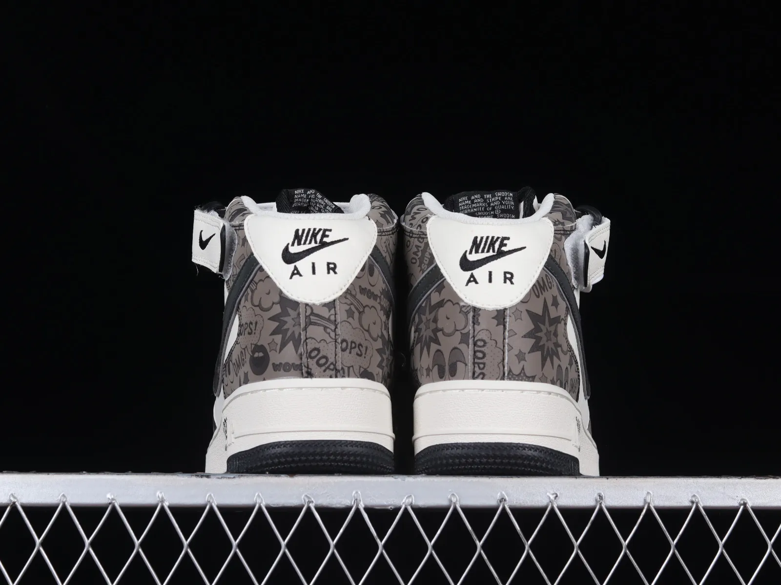 Nike Air Force 1 07 Mid Hacker Black Grey ZG0088-911