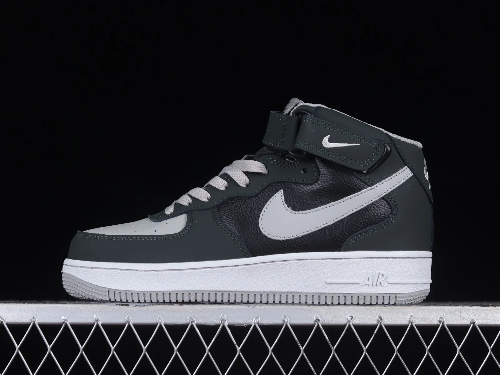 Nike Air Force 1 07 Mid Shadow Gray Black White CW6817-067