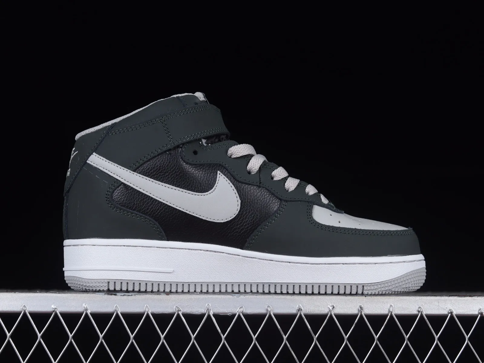 Nike Air Force 1 07 Mid Shadow Gray Black White CW6817-067