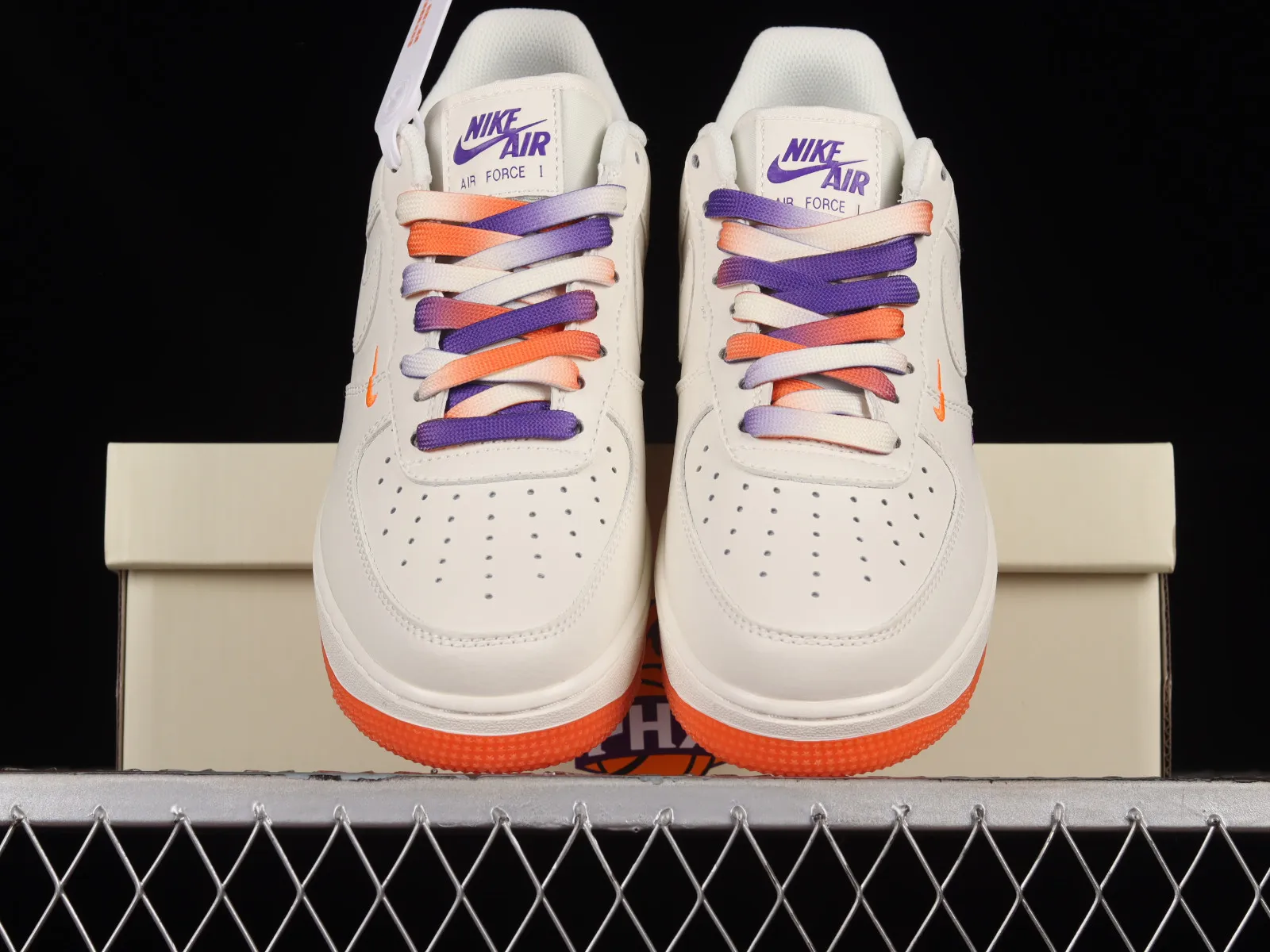 Nike Air Force 1 07 SU19 PHX Beige Dark Purple Orange PH8659-001