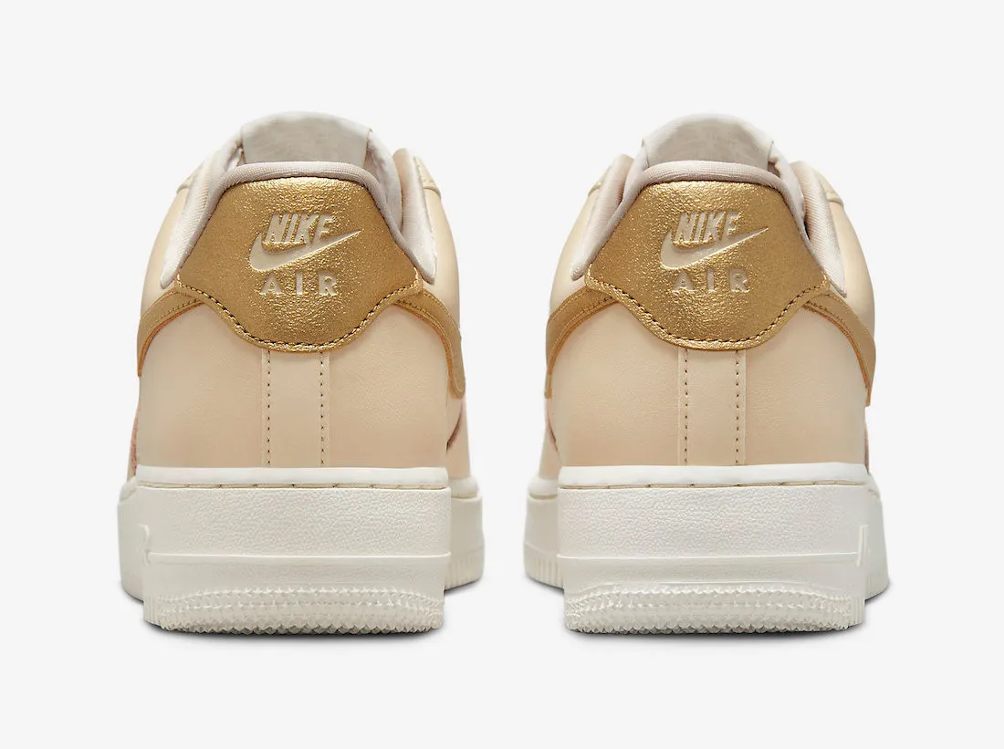 Nike Air Force 1 Low 07 Sanddrift Phantom Metallic Gold DQ7569-102