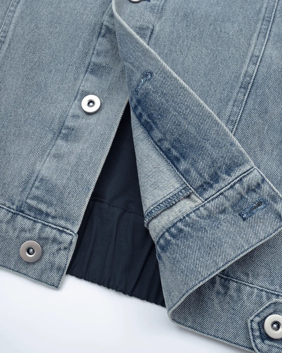 Off The Label two-tone denim jacket blue