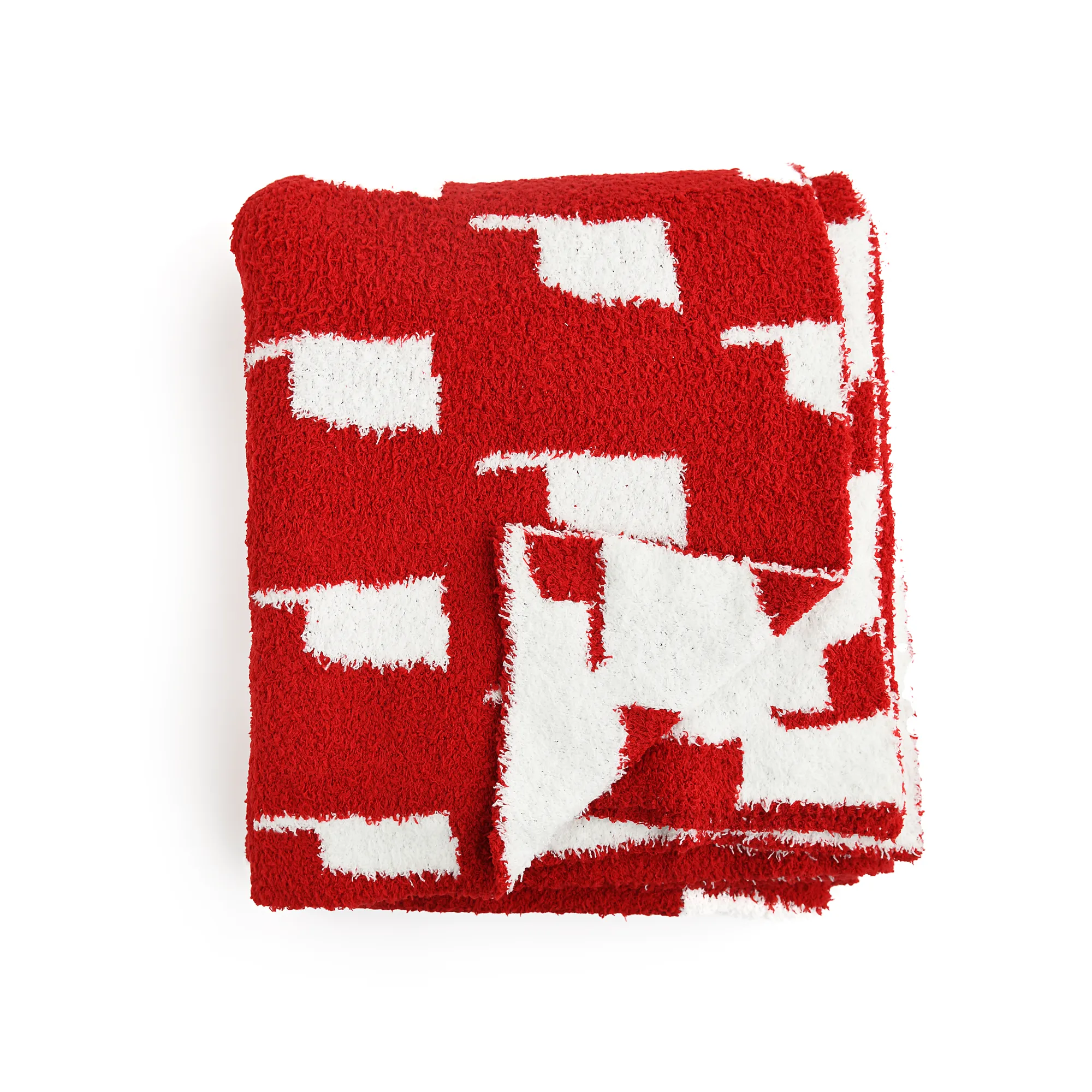 Oklahoma Crimson & White PLUSH BLANKET