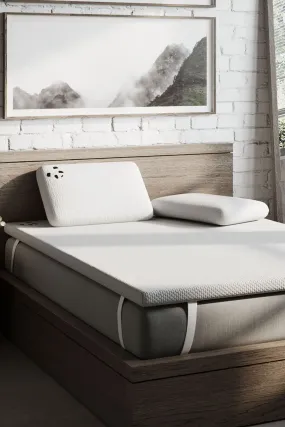 Panda London White Bamboo Mattress Topper